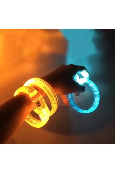 FAYMEM GLOBAL Tcu Led Işıklı Baskı Yapılabilen Pilli Bileklik Bilezik 1,5 cm Genişlik - Resim 4