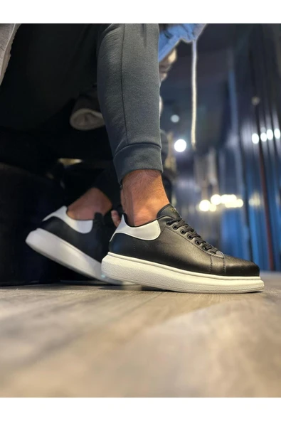 FAYMEM GLOBAL Yüksek Taban Günlük Ayakkabı Siyah ürün görseli 1