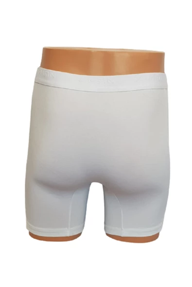X-Man 704 Erkek 3 Adet Düz Renk Düğmeli Stretch Boxer - 5