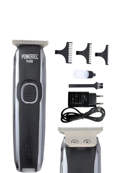 Powertec TR-858 Profesyonel Sakal ve Saç Kesme Makinesi - Resim 4