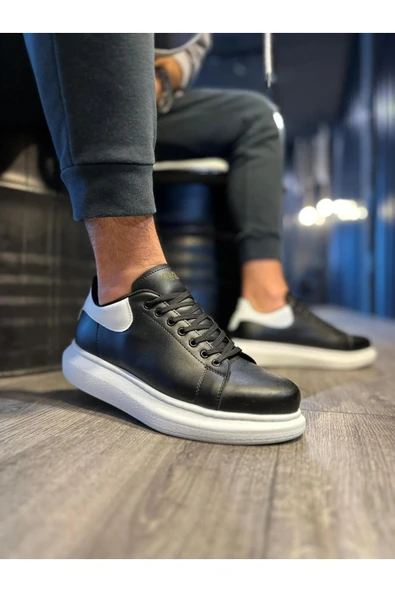 FAYMEM GLOBAL Yüksek Taban Günlük Ayakkabı Siyah - Resim 3