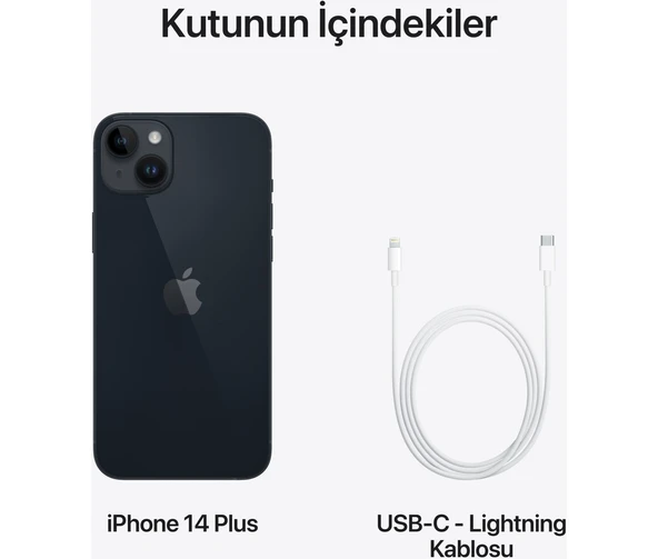 Apple iPhone 14 Plus 128 GB Siyah (Apple Türkiye Garantili) - 9
