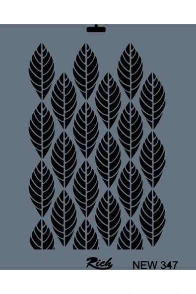 FAYMEM GLOBAL Rich New Seri N-347 Stencil 35x25 cm ürün görseli 1