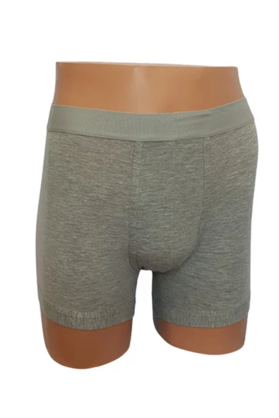 X-Man Erkek 3 Adet Düz Kısa Paça Stretch Boxer 703 - 2