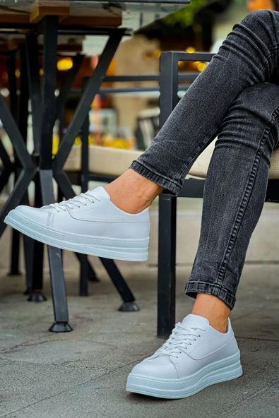 ahsun MODA HAS CH2401 CBT Erkek Ayakkabı BEYAZ - Resim 5