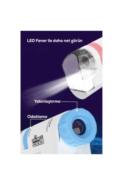 Heez Portatif Mini Mikroskop - Resim 3