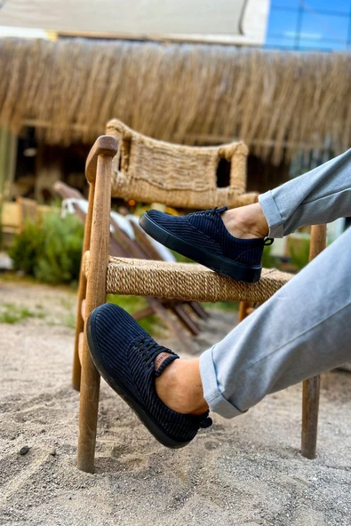 FAYMEM GLOBAL CH173 KST Velluto Erkek Ayakkabı SIYAH - Resim 2