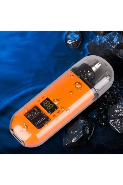 Vemora Cep Çakmak Model Usb Şarjlı Burun Kulak Yanak Kıl Tüy Temizleme Makinesi - Resim 3