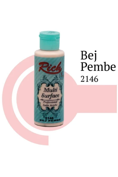 FAYMEM GLOBAL Riculti Surface 2146 Bej Pembe Akrilik Boya 120 cc ürün görseli