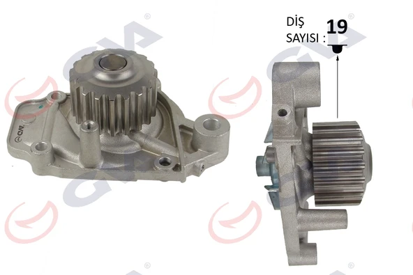 GVA 5292123 DEVİRDAİM HONDA CIVIC IV-V 1.3-1.4-1.5-1.6 87-97 -CONCERTO-CRX 87-92 -ROVER 200-400 19200P01004-19200PM3003-GWP2163 ürün görseli 1