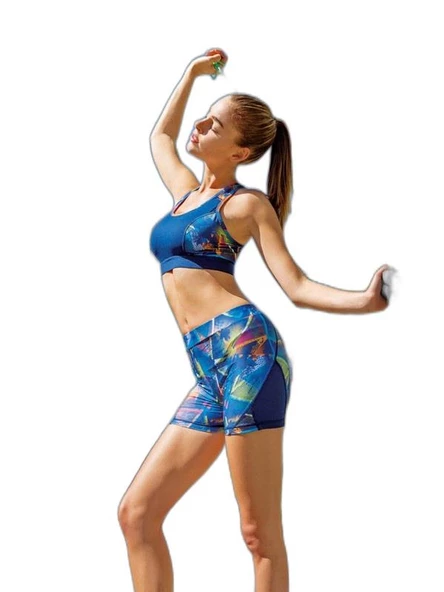 Yeni İnci Sporcu Kısa Tayt Takım YNCT130-T20 - Resim 2