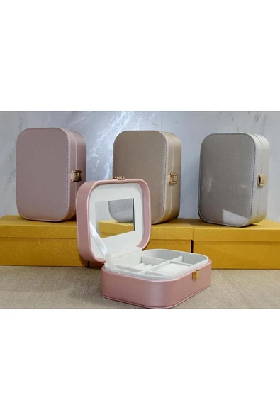 TRENDİST Deri Kaplamalı Makyaj Ve Takı Kutusu ürün görseli