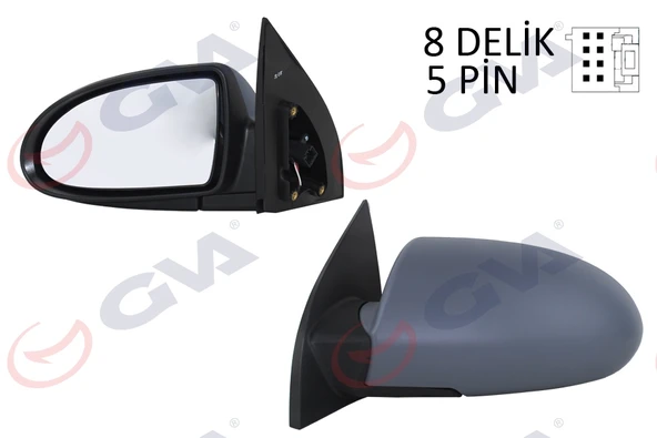 GVA 1091131 DIŞ DİKİZ AYNASI SOL ACCENT ERA 06> ELEKTRİKLİ ISITMALI ASTARLI KONVEKS 876101E030 ürün görseli 1
