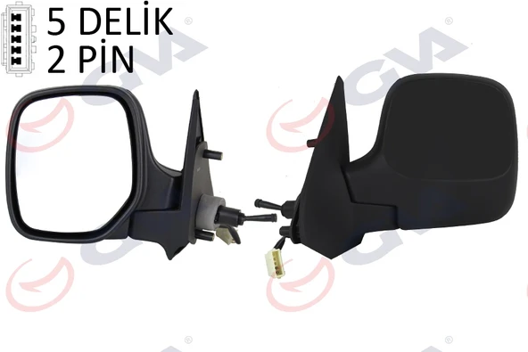 GVA 1045103 DIŞ DİKİZ AYNASI SOL BERLINGO-PARTNER 97> MEKANİK ISITMALI KONVEKS 2 FİŞ VM-118NL 8148.PL-8148.NZ-8153.HN ürün görseli 1