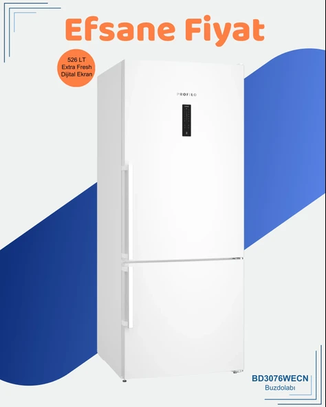 Profilo BD3076WECN Kombi No Frost Buzdolabı