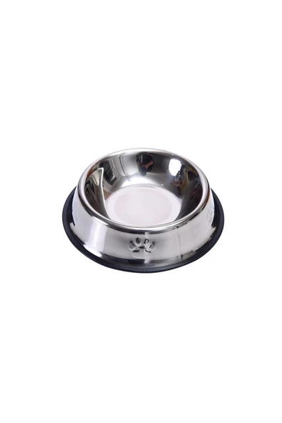 Maxcare Pati Desenli Çelik Mama Kabı 26 Cm = 720 Ml