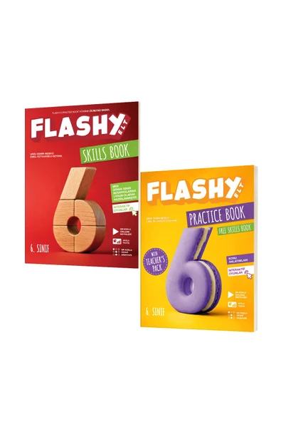 FLASHY 6.SINIF PRACTICE BOOK+SKILLS BOOK ürün görseli 1