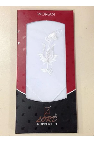 LORD İŞLEMELİ KADIN MENDİLİ 053 - 2