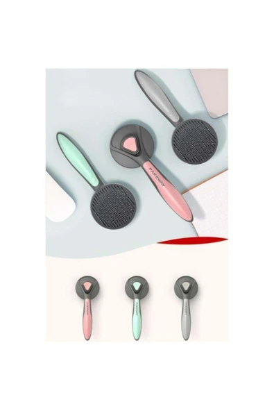 feifei Otomatik Tuşlu Kendini Temizleyen Kedi Köpek Tarağı ürün görseli 1