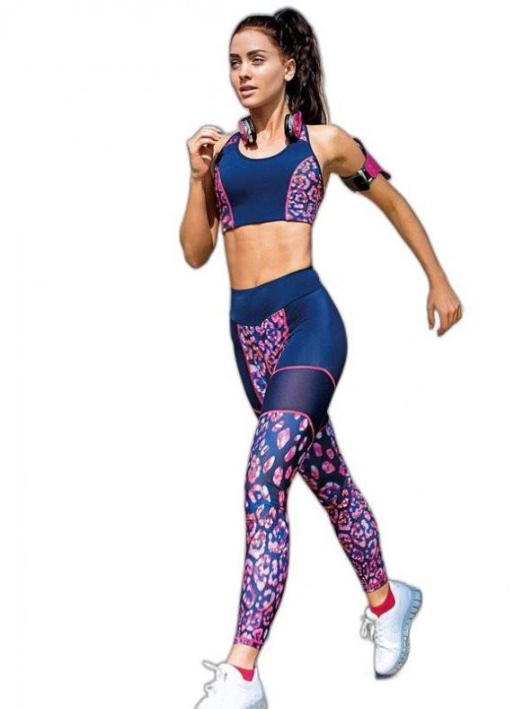 YENİ İNCİ T133 LACİVERT (YOGA-FITNESS-PİLATES-KOŞU) SPORCU TAYTI TEK ALT - 2