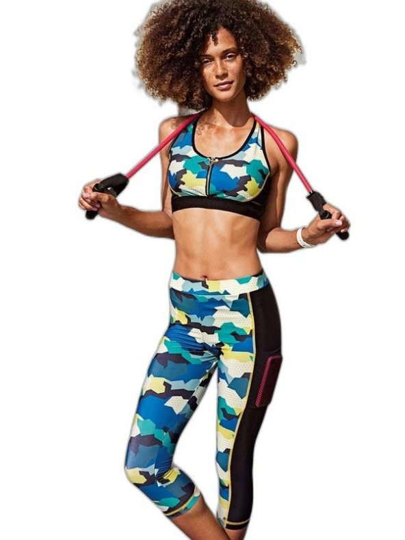 YENİ İNCİ T135 (YOGA-FITNESS-PİLATES-KOŞU) SPORCU TAYTI TEK ALT - 2