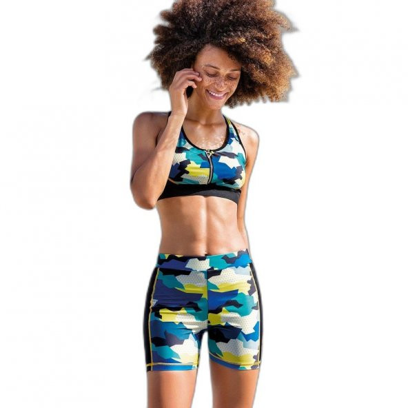 YENİ İNCİ T136 (YOGA-FITNESS-PİLATES-KOŞU) SPORCU KISA TAYT TEK ALT - 2