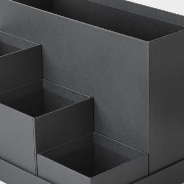 Masaüstü Düzenleyicisi Siyah Renk IKEA 18x17 Cm Ofis-Masa Üzeri Düzenleme - 2