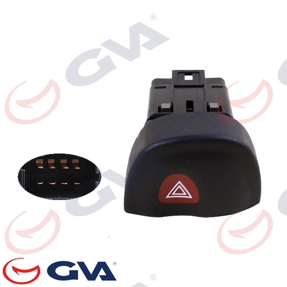 GVA 8011021 DÖRTLÜ FLAŞÖR RENAULT MEGANE I 8 FİŞ 7700435867 ürün görseli