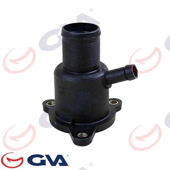GVA 5111620 TERMOSTAT YUVASI FLANŞI CLIO-KANGOO-MEGANE-DACIA LOGAN 1.4-1.6 K4J-K4M PLASTİK / BORULU 8200561420-7700101179-7700869797 ürün görseli 1