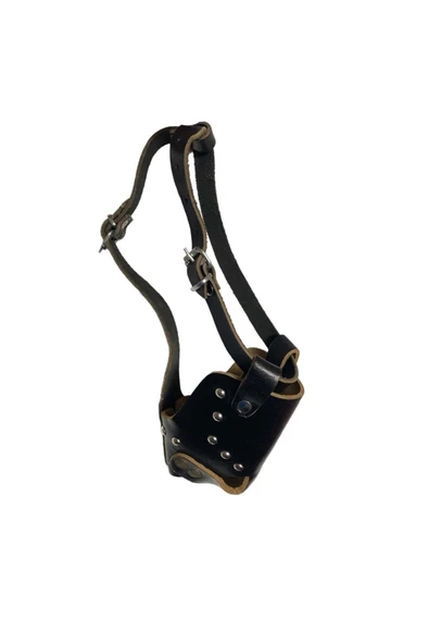 SKY TOPTAN Ekstra Kalın Köpek Ağızlığı Xl 34 Cm Siyah ürün görseli