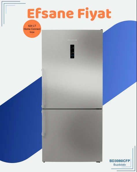Profilo BD3086ICFP Kombi No Frost Buzdolabı