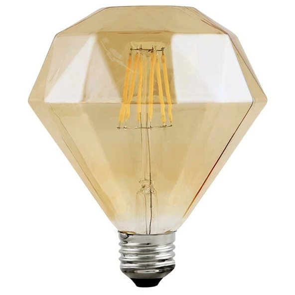 ACK 4W 2200K RUSTİK PRİZMA AMPUL E27 ürün görseli 1