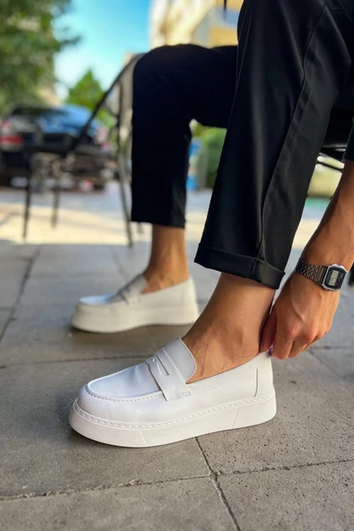 ahsun TB421 CBT Bandera Erkek Ayakkabı BEYAZ - Resim 2