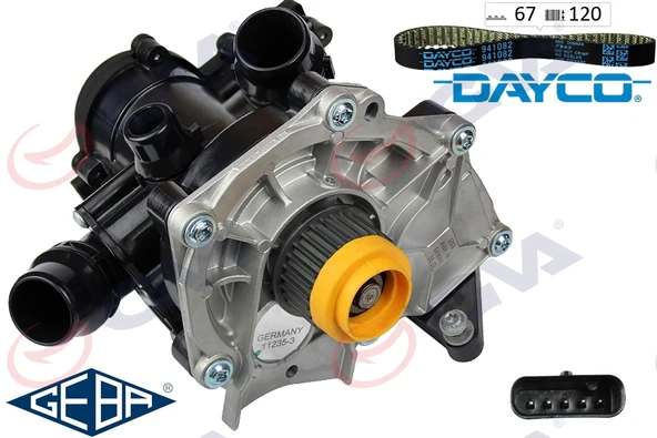 GVA 5275916 DEVİRDAİM KOMPLE AUDI A4-A5-A7-A3-Q3 1.8/2.0 TFSI 12- DAX-CJE DAYCO KAYIŞLI 06K121011B-06L121005A-06L121111H ürün görseli 1