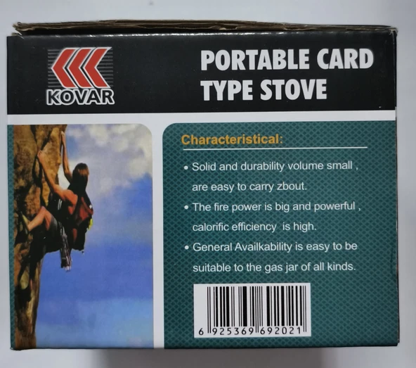 Kare Kamp Mini Gazlı Ocak Piezo Ateşlemeli Taşınabilir Katlanır Pişirme Ocağı - Resim 6