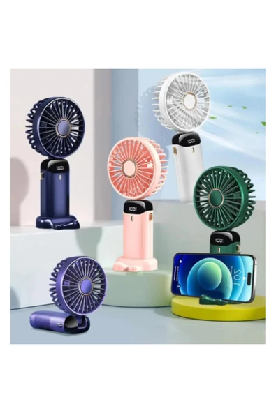TTT Larimar USB Şarjlı Taşınabilir Katlanabilir El Fanı Karışık Renk ürün görseli
