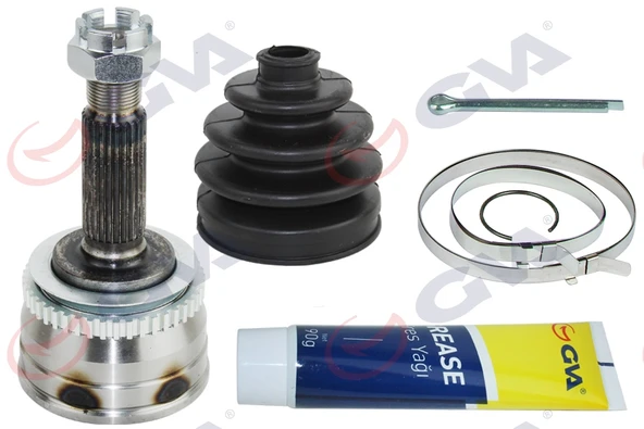 GVA 4491050K AKS KAFASI DIŞ HYUNDAI ACCENT 1.3L G4EH 95-00 1.5L G4EK 95-00 / ADMIRE 1.3L G4EA 01-> 1.5L G4EB 16v DOHC 01-> 1.6L G4ED 16v 01-05 ABS li 25x22x50 - ABS 44 diş 4950025312-4950025302-495002 ürün görseli 1