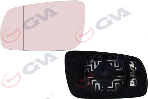 GVA 1175020 AYNA CAMI SOL GOLF IV-BORA-PASSAT 98-03 ISITMALI ASFERİK BEYAZ CAM BÜYÜK 0 3B1857521-1J1857521H-6N1857521J ürün görseli 1