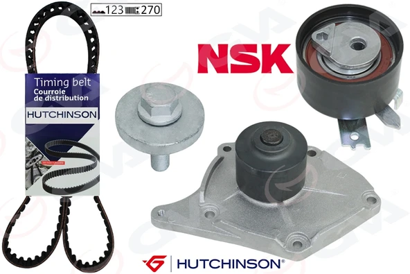 GVA 59WPK1422H-1 SU POMPALI TRIGER SETI 123 DIS 27MM CLIO II 01>06 MEGANE II 04> KANGO 01> MICRA III 04> DUSTER 10> 1.5 DCI K9K EURO 3 EURO 4 7701478031-119A02421R-7701477028 ürün görseli 1