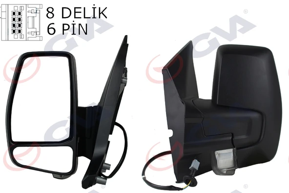 GVA 1032215 DIŞ DİKİZ AYNASI SOL TRANSİT CUSTOM V362 12> 17 ELEKTİRİKLİ ISITMALI SİNYALLİ BK21 17683 BL5JA6-2123229 ürün görseli 1