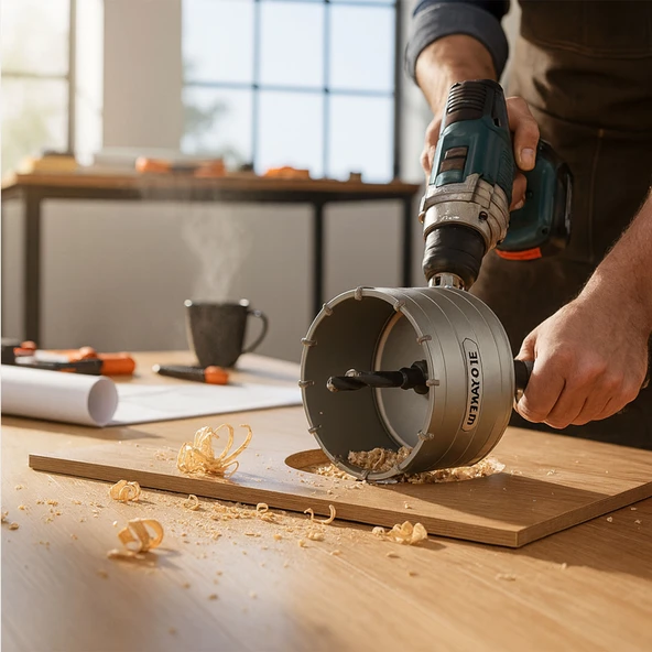 GFB Elmas Beton Delme Pançı 125MM SDS Plus Ağır Hizmet Tipi Delici Uç Beton Taş Tuğla İçin - Resim 5