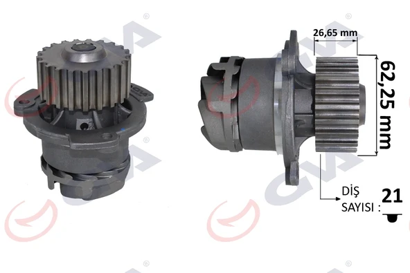 GVA 5251040 DEVİRDAİM LADA SAMARA 88-99 BA 2108 VEGA 1.5-1.5 16V-16 95-12 21081307010-21091307010 ürün görseli 1
