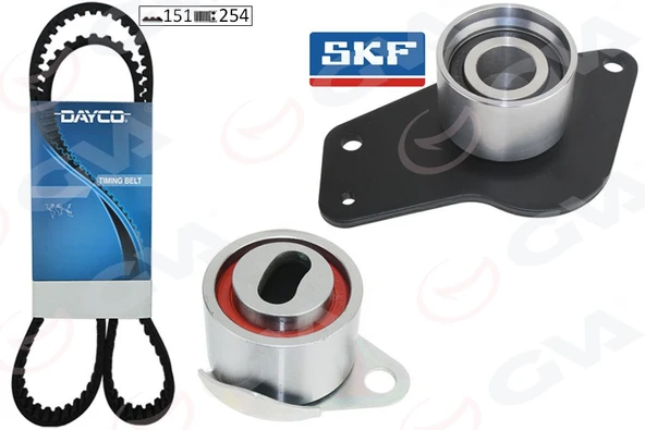 GVA 59T1402 EKSANTRİK GERGİ KİTİ RENAULT CLIO 91>98 EXPRESS 91>98 1.9D F8Q 151x254 7701469774 ürün görseli 1