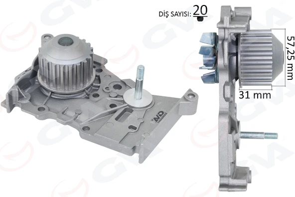 GVA 5214310 DEVİRDAİM RENAULT CLIO II 98> CLIO III 05> FLUENCE 10> KANGOO 97> LAGUNA I 97> LAGUNA II 01>05 MEGANE I-II-III SCENIC I-II-II SYMBOL II 08> DOKKER 12> SANDERO 08> 1.4 1.6 7700105378-210100 ürün görseli 1