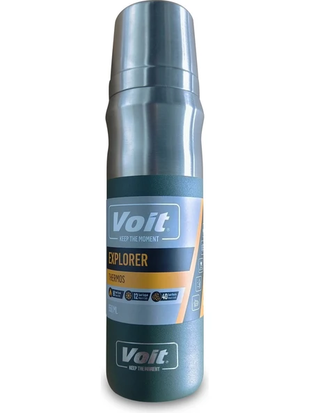 Voit Explorer Termos 650ml Yeşil Paslanmaz Çelik ürün görseli