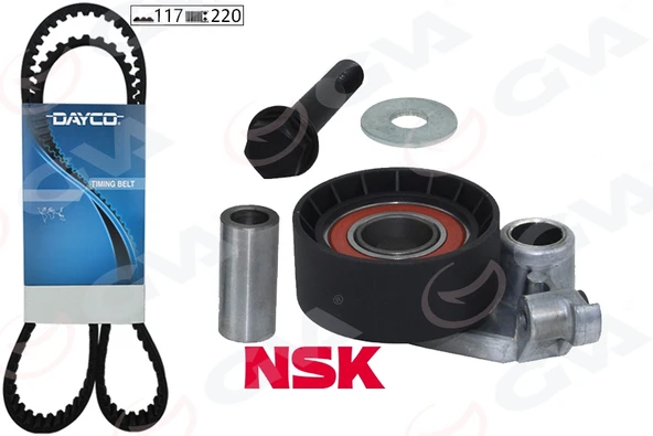 GVA 59T3720 TRİGER SETİ FIESTA IV 1.25i 1.4i 16V 95-02 MAZDA 1.25i 96-03 117 DİŞ 96MM6K288BA-96MM-6M250-AC ürün görseli 1