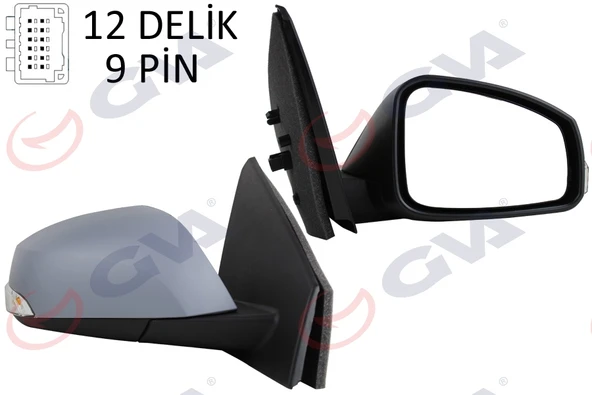 GVA 1011334 DIŞ DİKİZ AYNASI SAĞ FLUENCE 10> ELEKTRİKLİ ISITMALI SİNYALLİ ASTARLI KONVEKS VM-6141EHPR 963015796R ürün görseli 1