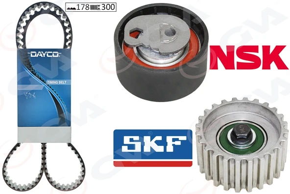 GVA 59T2917D EKSANTRİK GERGİ KİTİ 178x300 DUCATO 2.3D- JTD 06 > DAILY II-III 02 > F1AE0481C DAYCO KAYIŞ 71736716 ürün görseli 1