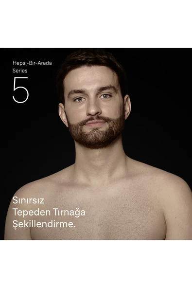 Braun Hepsi Bir Arada Series 5, 7’si 1 arada Tıraş Kiti, Keskin Bıçak, Vücut Tıraşı AIO5520 - 2