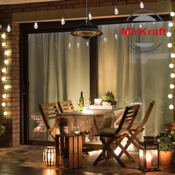 Mirkraft Elirg 2000 Watt Karbon Infrared Elektrikli Tavan Isıtıcısı - 3